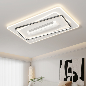 Kipas siling ruang tamu 105cm dengan cahaya LED, kawalan jauh