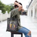 Halloween tema Spooky Nights Haunted Castle Tote Bag