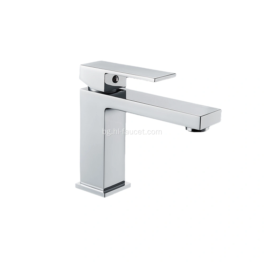 Brushed Nickel Brass Bathroom Basin Faucet Mixer Tap