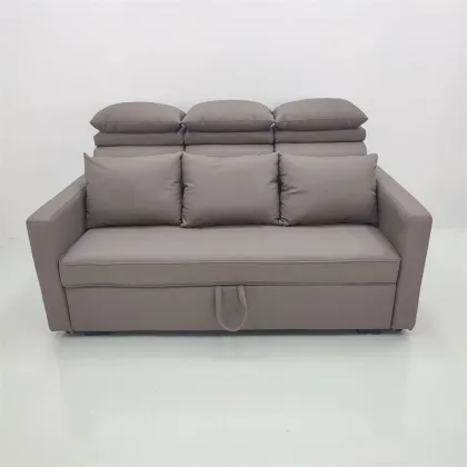 European Style Adjustable Headrest Multifunctional Storage Sofa