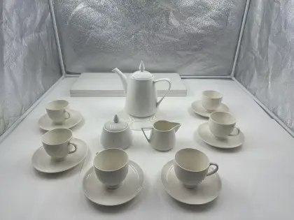 Creative Ceramic Tea Set white
