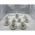 Creative Ceramic Tea Set white