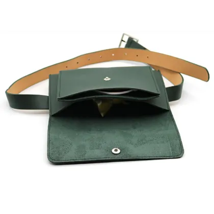 Lady Waterproof Pu Leather Waist Tool Bag