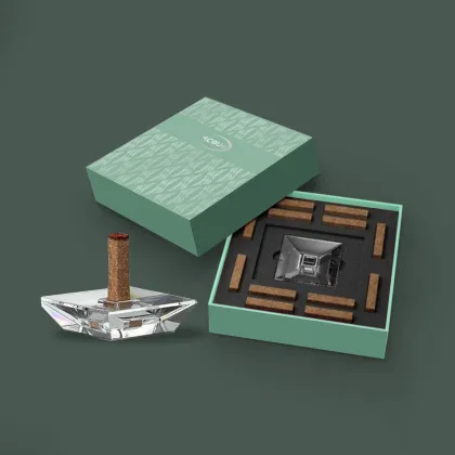 Smart Incense Crystal Burner Set with Chimney