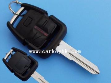 Novel Item &Promotion Opel 3 buttons remote key shell with left blade with light no logo for opel corsa d