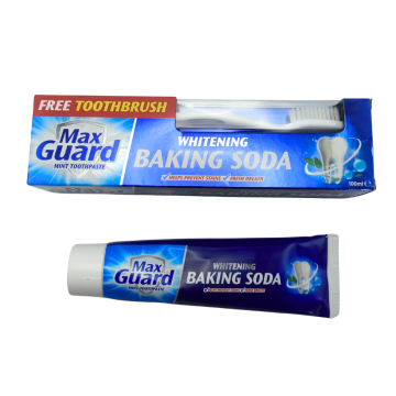 Max Guard Пищевая сода, освежающая зубная паста, зубная паста