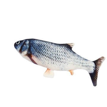 Realistic Fish Kicker Cat Toy with Catnip