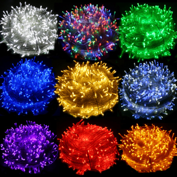 10M Twinkle LED String Lights - Waterproof Christmas Tree Lights for Home, Garden, and Outdoor Parties