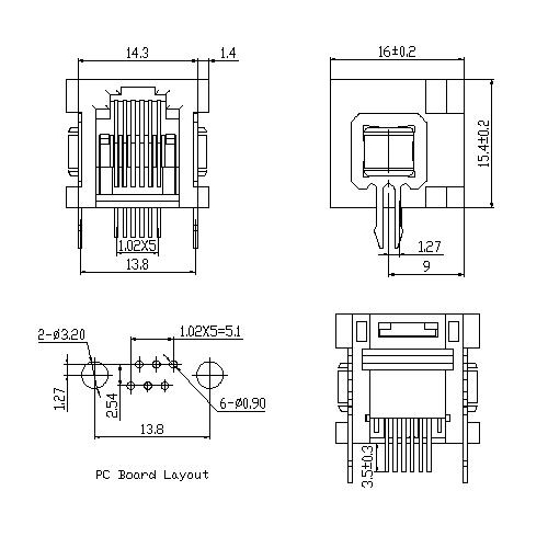 ATRJ5624-6P6C-X-A-A