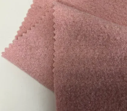 Boiled wool knit merino wool fabric for coat