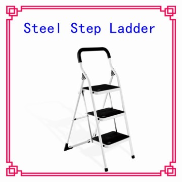 2016 most popular lightweight Safety steel steps ladder with handrail and sponge