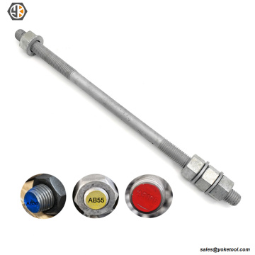 ASTM F1554 Класс 36 55 105 Анкерные стержни Строительные анкерные болты Шайба F436