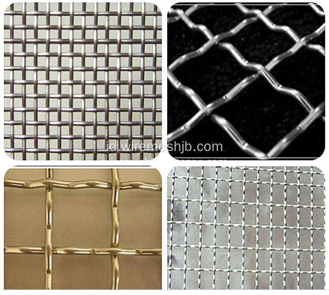 Wire Mesh Berkerut Untuk Industri Batubara Dan Pertambangan