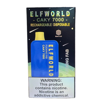 7000 Puffs Elfworld Brand reciclável Vapes descartáveis