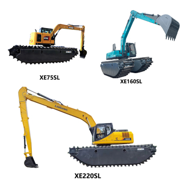 Penggali Amphibious: 10ton hingga 30ton XE Series untuk CAT320 &amp; jenama utama