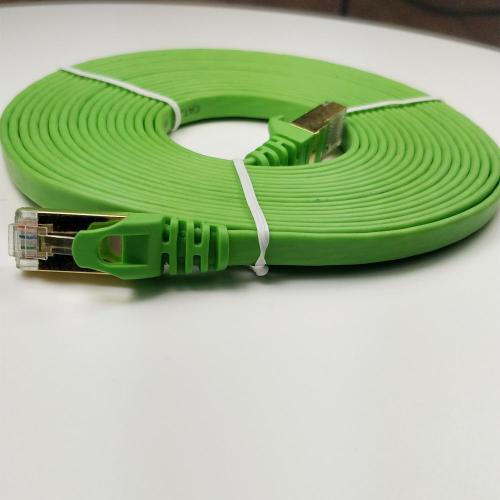 Gratis voorbeeld Cat7 platte Ethernet-patchkabel