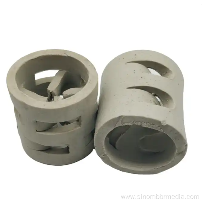 Heat Resistance Ceramic Pall Ring Random Packing