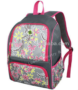 Backpack with cooler pocket