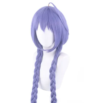 100cm Blue Long Braids Synthetic Wig - Roxy Migurdia Cosplay Wig