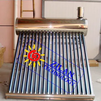 58*1800mm/47*1500mm/70*2100mm SS solar water heater with feeding tank