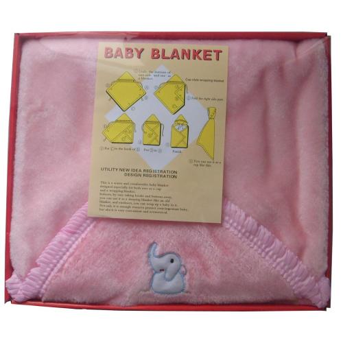 100% polyester Tecknad tryckt baby filt