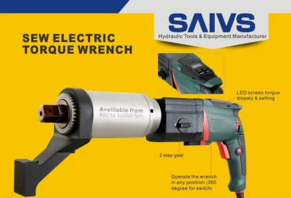 Angled Electrical Power Torque Wrench