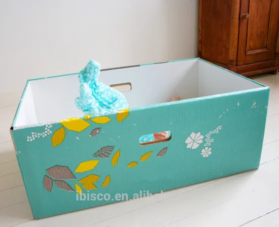 Strong Corrugated cardboard New cute paper baby bed box