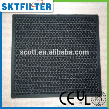 honeycomb charcoal filter for gas purification