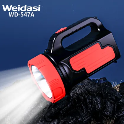 Factory Wholesale LED Searchlight: Long Distance, Portable, Rechargeable Powerful Searchlight