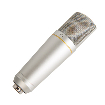 Professional Studio Diaphragm Recording Condenser Microfono 34 mm metallico per PC, streaming live e YouTube