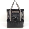 Insulated Shopping Travel Beach Mesh Tote Bag