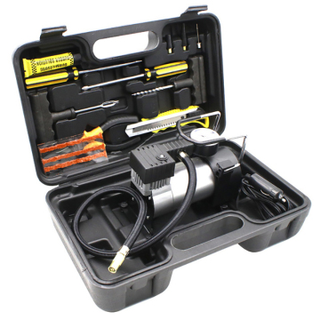 Car Tyre Air Pump: Automobile Inflating Inflator Kit for Tire Repair