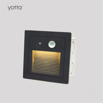 3W IP65 Waterproof LED Stair Light Pathway Recessed Corner Footlight