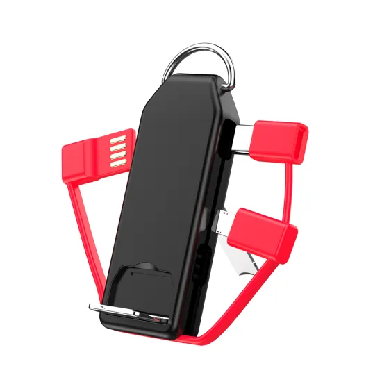 Mutil Use Phone Holder 3in1 USB Cable Charger Mount with Keychain Business Promotion Gift