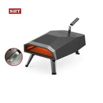 Wholesale Price Gas and Wood Pellet Pizza Oven 12 Inches Oven with Folding Legs