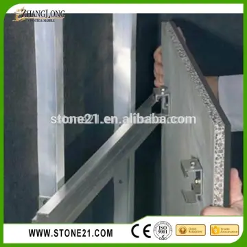 OEM super thin granite panels with aluminium
