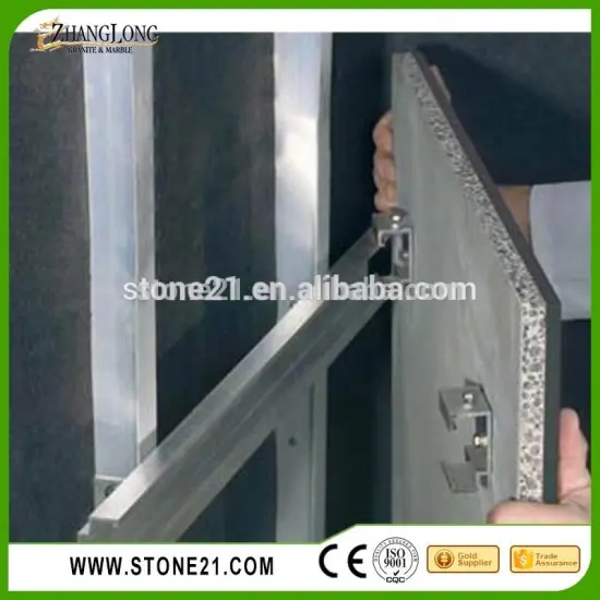 OEM super thin granite panels with aluminium