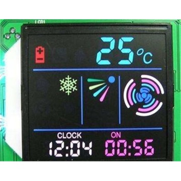 Tela de código quebrado do instrumento do veículo tela LCD