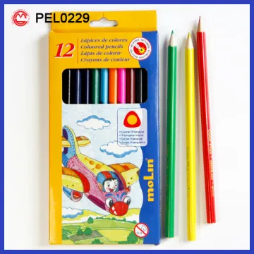 12pcs Box Pack Wooden Color Pencil
