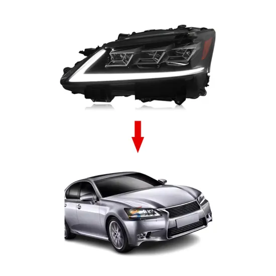 XT Upgrade LED Headlights and Fog Lamps for Lexus GS250 GS350 2012-2015