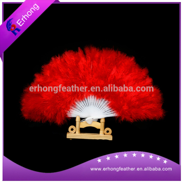 Good Quality cheap Turkey Feather Fan for decorative