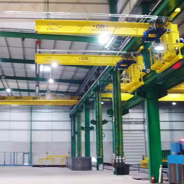 Customized Wall Traveling 180 Degree Jib Crane