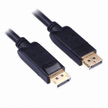 DisplayPort Male to Male Cable, Gold-plated, 28AWG Full Copper