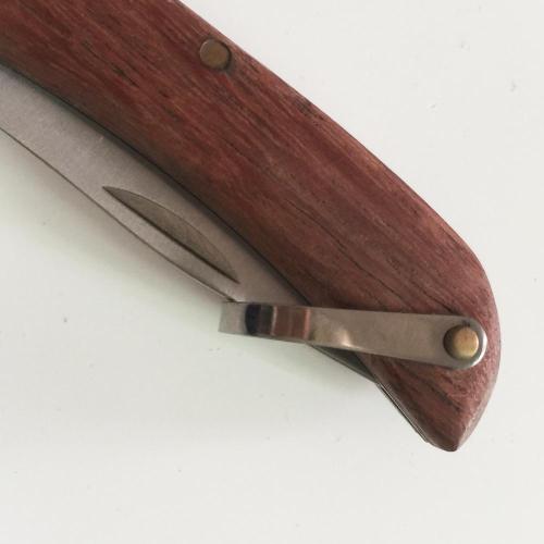 Pocket Knife with Wood Handle