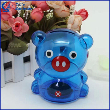 Plastic Cartoon Bear Coin Bank Money Box Savings Bank Box
