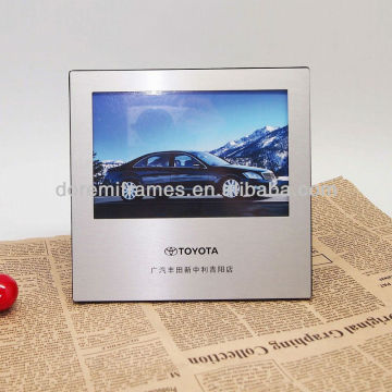 Embossed LOGO photo frame for cars
