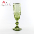 Wholesale coloured wedding glassware champagne glass cup