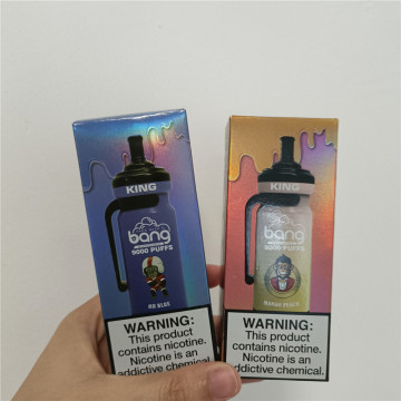 Bang King 9000 퍼프 고품질 vape 도매