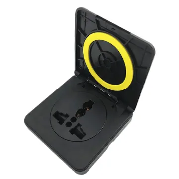 Universal Waterproof 10A 250V RV Motorhome Caravan Power Connector Plug Socket Switch Panel