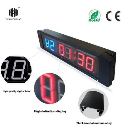 1-Inch Blue and Red LED Display Gym Timer